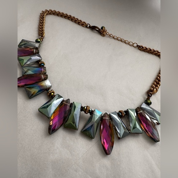 Iridescent Purple Necklace - Picture 2 of 4